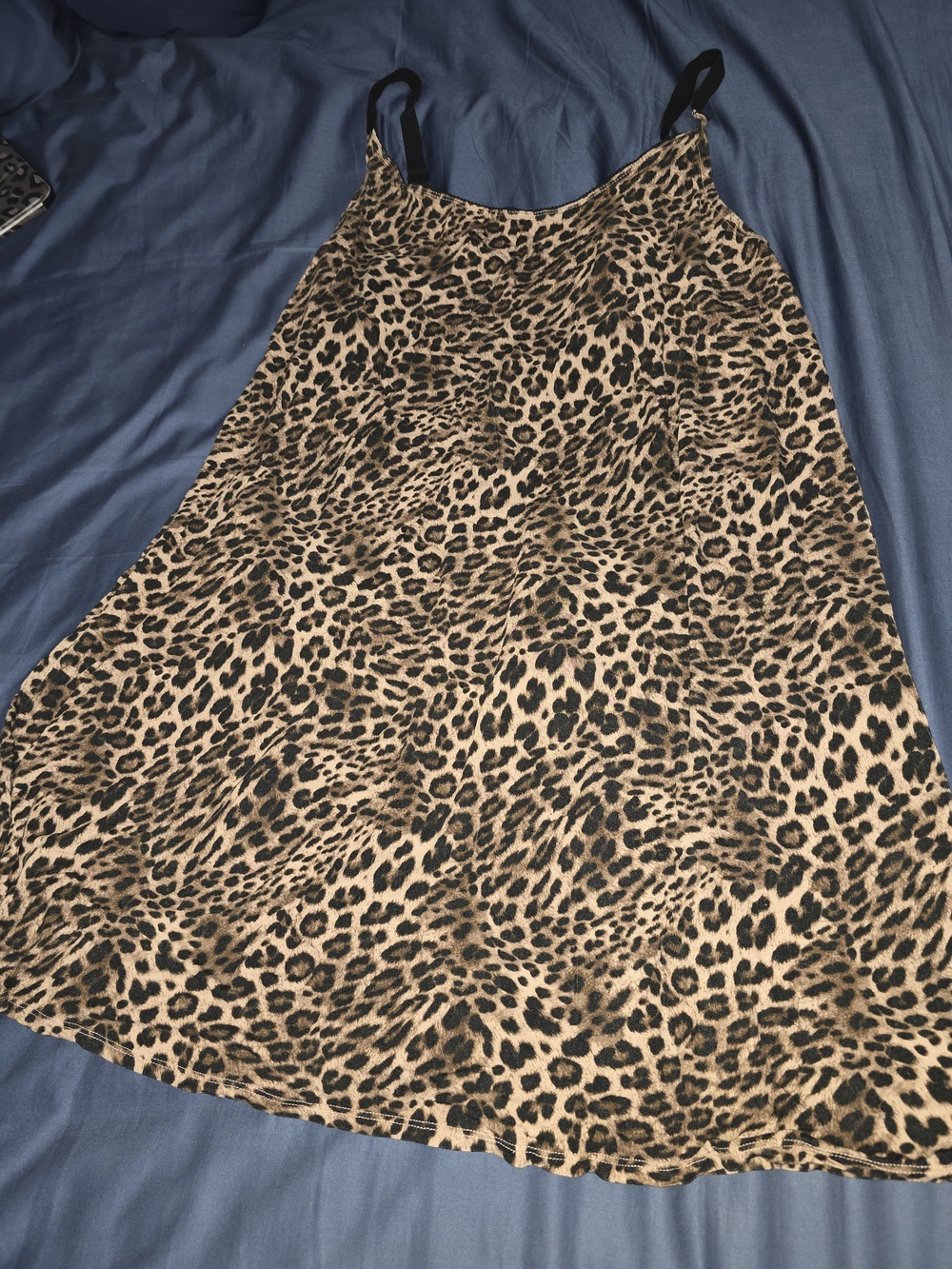 torrid Leopard Print Slip Dress Nightie - Black & Tan